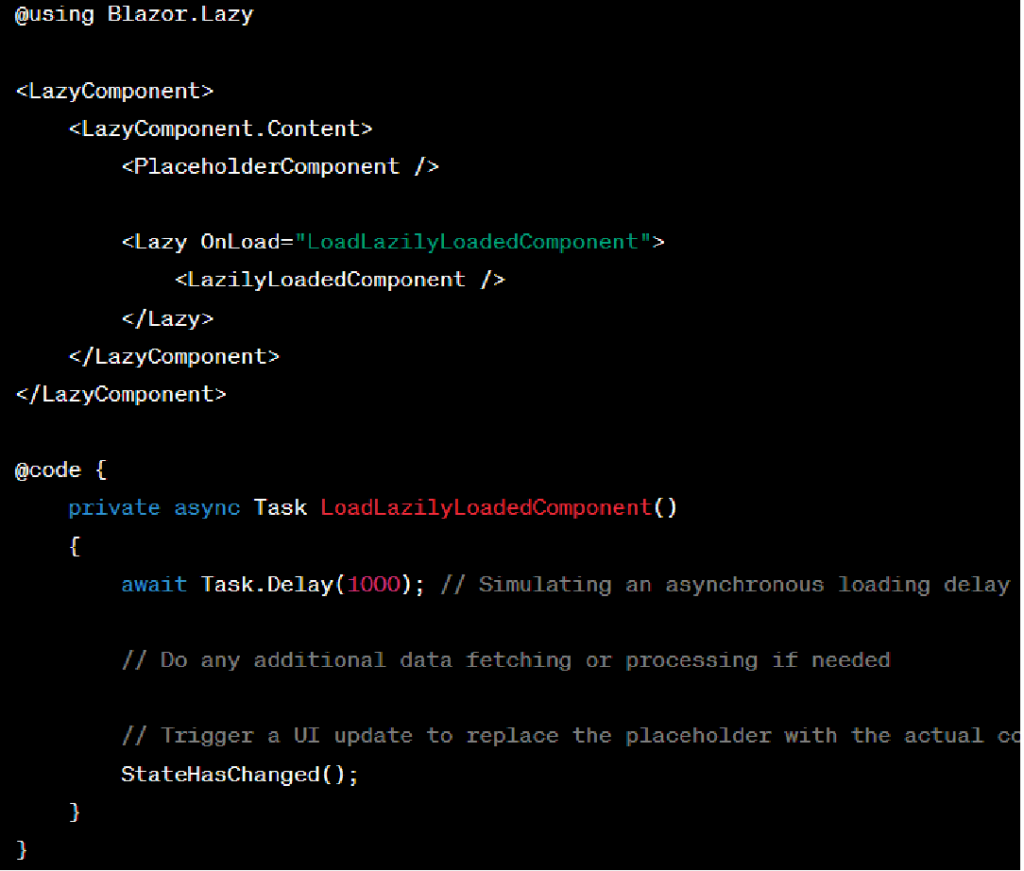 lazy loading in Blazor example 3